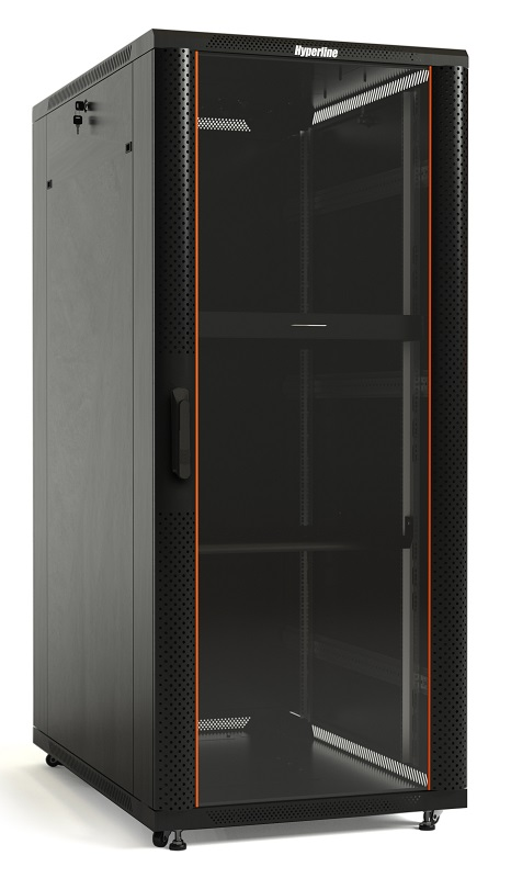 TTB-4268-AS-RAL9004 Шкаф напольный 19 Hyperline