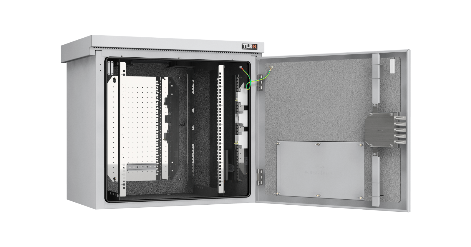 TWK-128256-M-GY-KIT01 Шкаф настенный климатический (серый) TLK