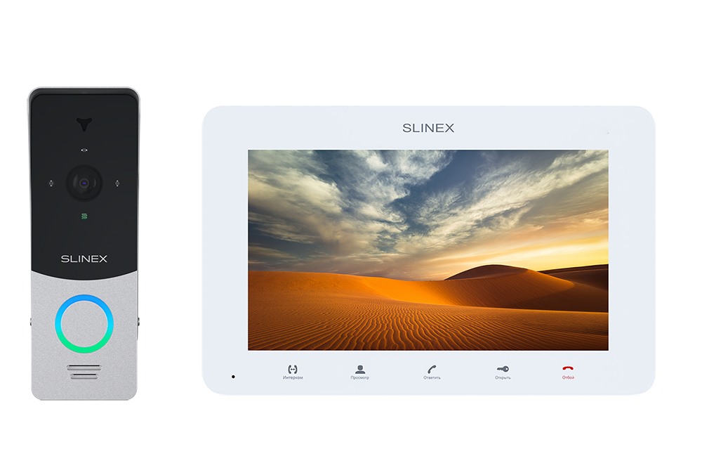 SM-07MHD + ML-20HD Комплект Full HD видеодомофона SLINEX