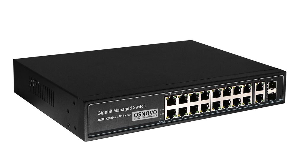 SW-8182/L(300W) Коммутатор 16-портовый Gigabit Ethernet с PoE OSNOVO