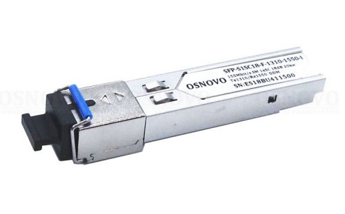 SFP-S1SC18-F-1310-1550-I Оптический SFP Модуль промышленный OSNOVO