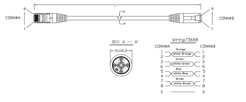 PC-LPM-STP-RJ45-RJ45-C5e-2M-LSZH-YL Патч-корд F/UTP Hyperline