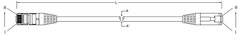 PC-LPM-SFTP-RJ45-RJ45-C5e-20M-LSZH-GY Патч-корд SF/UTP Hyperline