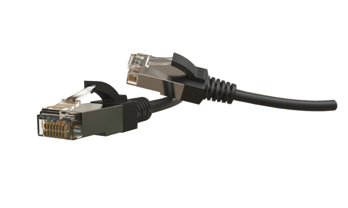 PC-LPT-SFTP-RJ45-RJ45-C6-1M-LSZH-BK Патч-корд S/FTP Hyperline