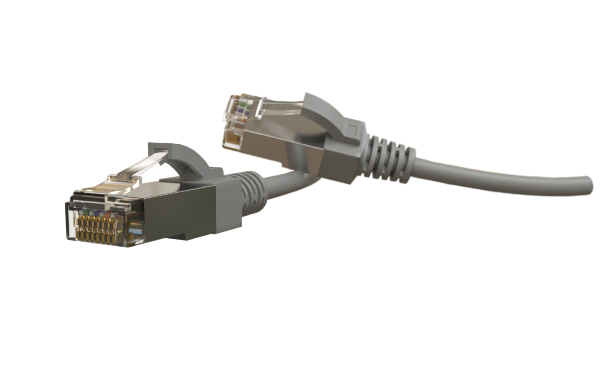 PC-LPT-SFTP-RJ45-RJ45-C6-1M-LSZH-GY Патч-корд S/FTP Hyperline