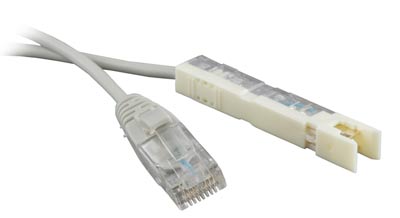 PC-110-RJ45-1P-CX-1M-LSZH-GY Патч-корд 110 тип-RJ45 Hyperline