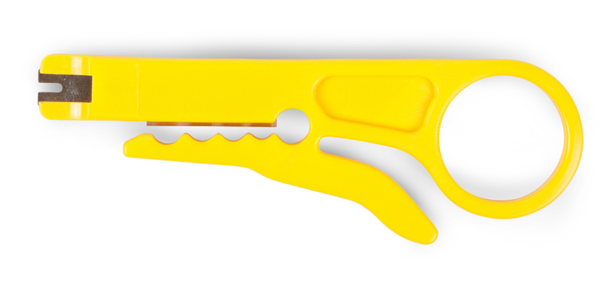 HT-318 Инструмент для зачистки и разделки кабеля витая пара Hyperline