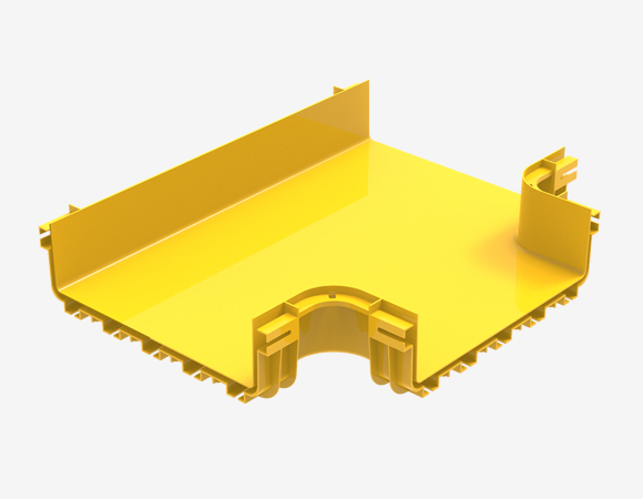 FBTR-360-TEE Ответвитель Т-образный пластиковый Hyperline