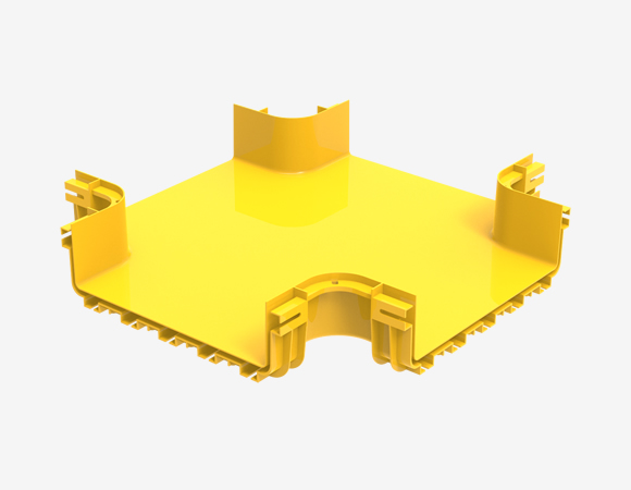 FBTR-360-CRS Ответвитель крестообразный пластиковый Hyperline