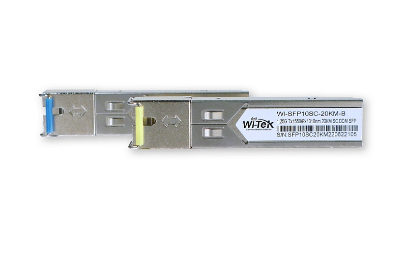 WI-SFP10SC-20KM Комплект одноволоконных модулей SFP Wi-Tek