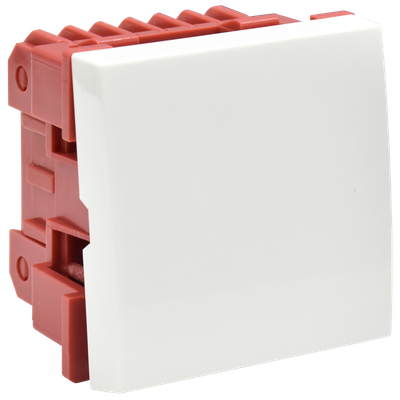 CKK-40D-VO2-K01 Выключатель одноклавишный ВКО-21-00-П (на 2 модуля) ПРАЙМЕР белый IEK