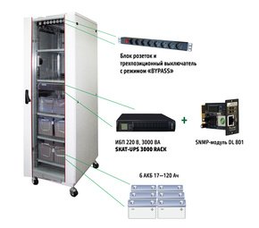 SKAT-UPS 3000 SNMP Комплекс бесперебойного питания Бастион