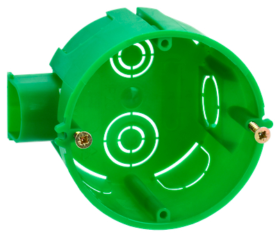 UKT10-068-045-000-A-S-UO Коробка установочная КМ40004-10 блочная для твердых стен D=68х45мм (со стыковочным узлом) IEK