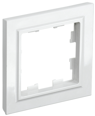 BR-M12-K01 BRITE Рамка 1-местная РУ-1-БрБ белый IEK