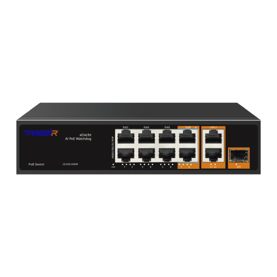 TR-NS13111S-120-8PoE Неуправляемый коммутатор TRASSIR с 8 PoE портами TRASSIR