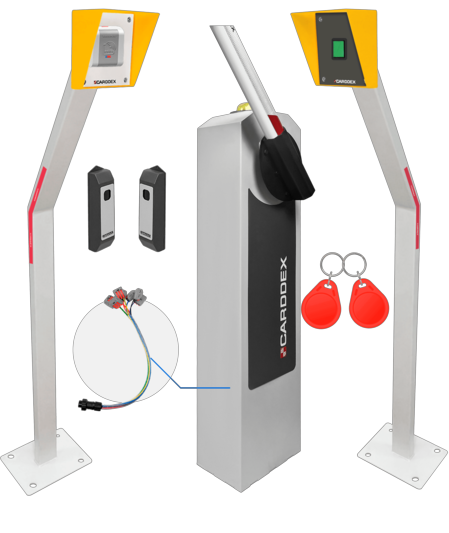 RBM-L Оптимум RFID Комплект автоматического шлагбаума CARDDEX