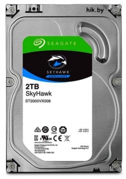 ST2000VX008 2ТБ Жесткий диск для видеонаблюдения Seagate SkyHawk