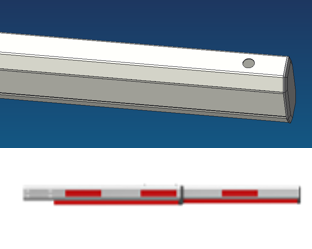 TMG001-3(2.5-4.5m anti-octagonal) Телескопическая прямая стрела анти-столкновения Hiwatch Автоматика