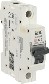 AR-M06N-1-C006 ARMAT Автоматический выключатель M06N 1P C 6А IEK