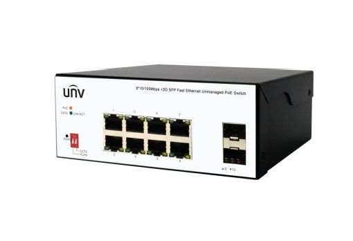 ISW2000-8T2GP-POE-IN Сетевой PoE коммутатор Uniview