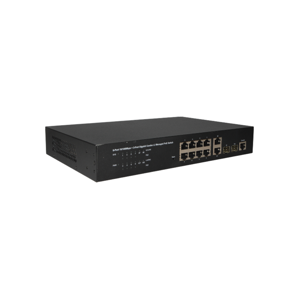 DH-S4110-8ET-120-P 8-портовый управляемый коммутатор c PoE Dahua (project)