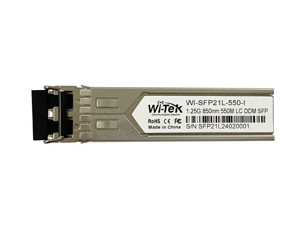 WI-SFP21L-550-I Одноволоконный промышленный модуль Wi-Tek