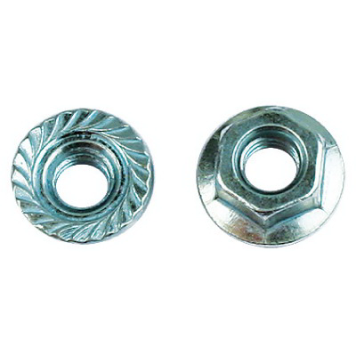 CM100800INOX316L Гайка с насечкой, препятствующая откручиванию М8, нерж. сталь A4, DIN6923 DKC