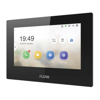 F-VI-3242IPE1 (Аналог VDP-H2211B/DS-KH6320-LE1(B)) 7“ IP видеодомофон iFlow