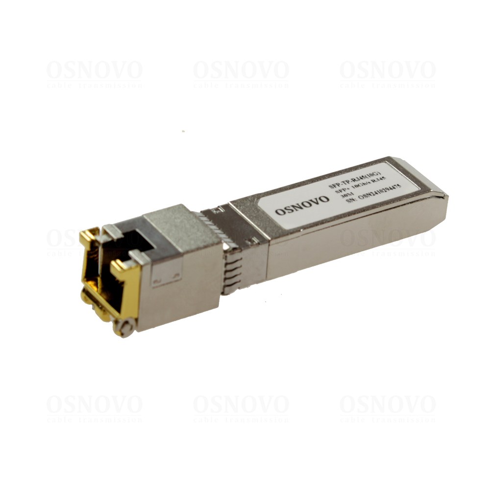 SFP-TP-RJ45(10G) Медный SFP модуль Gigabit Ethernet с разъемом RJ45 OSNOVO
