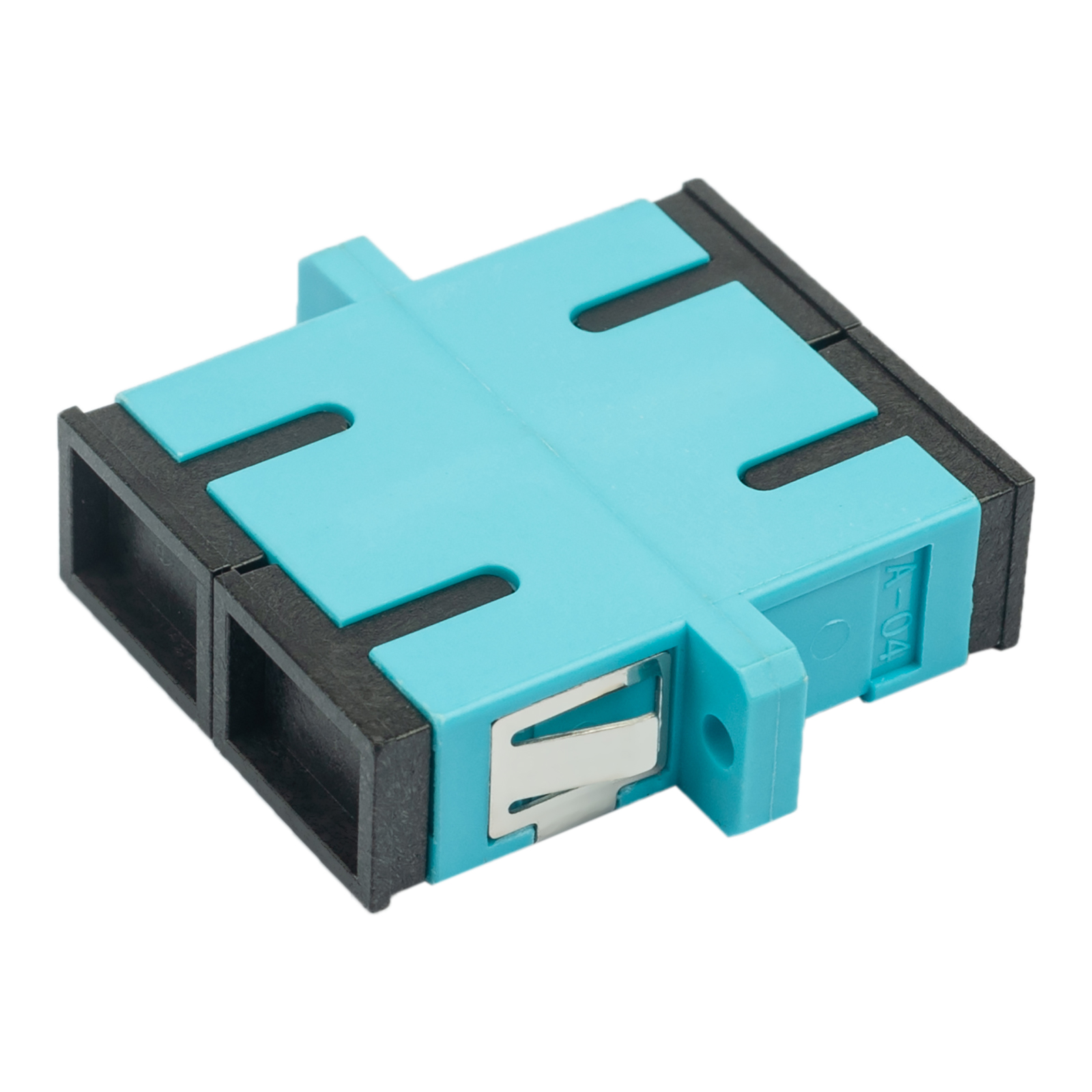 DR-541023 Проходной оптический адаптер SC-SC OM3 дуплекс (duplex) бирюзовый Datarex