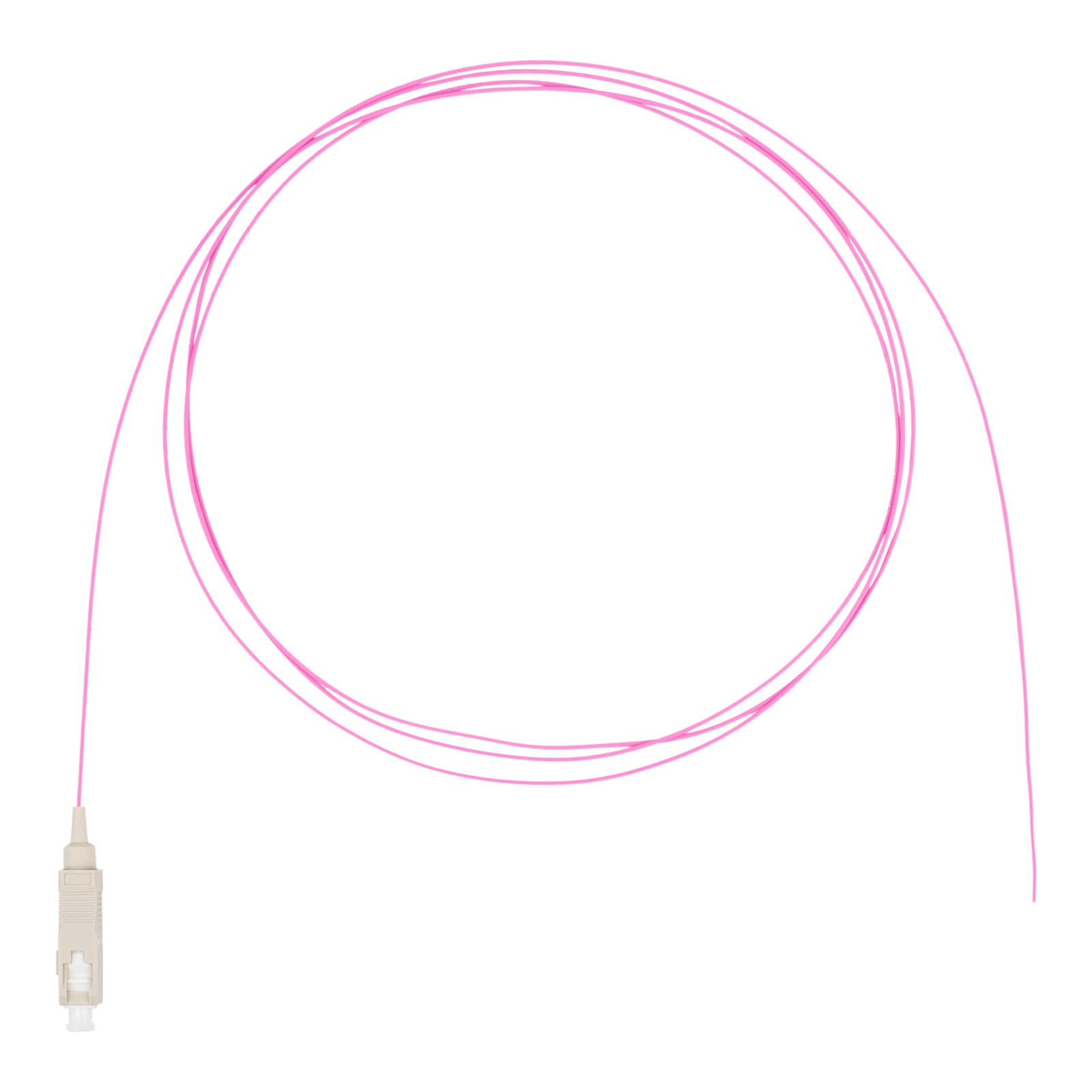 DR-225432 Шнур оптический монтажный (пигтейл) SC OM4 нг(А)-HF маджента 1,5 м Datarex