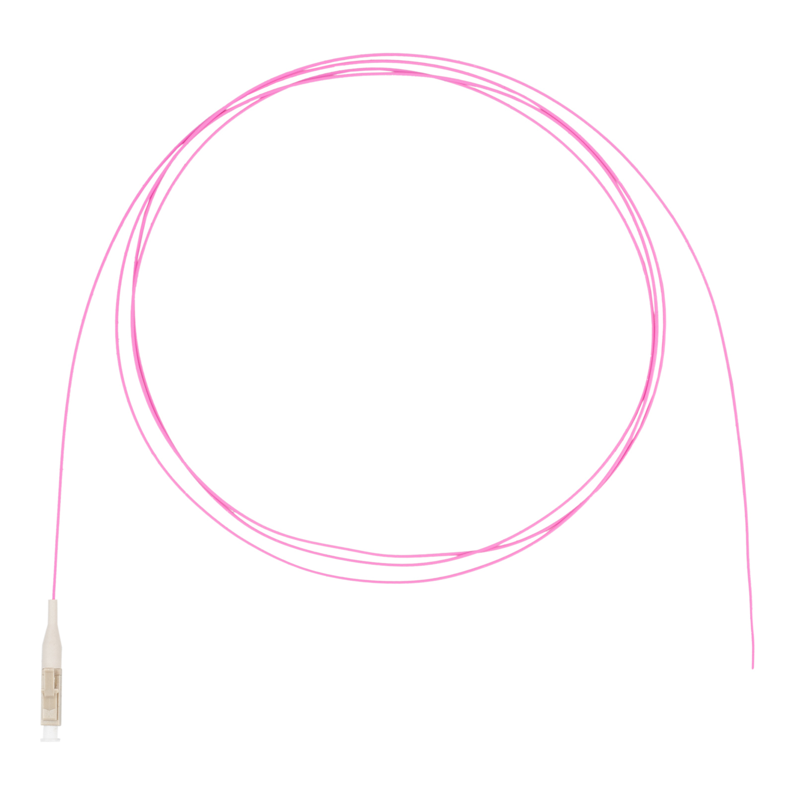 DR-224432 Шнур оптический монтажный (пигтейл) LC OM4 нг(А)-HF маджента 1,5 м Datarex