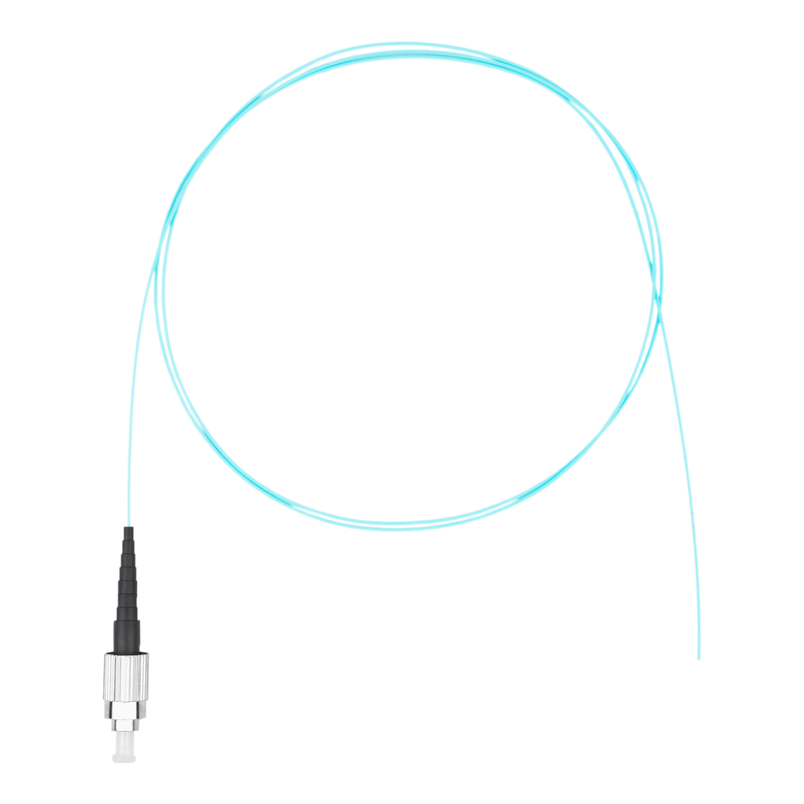 DR-226422 Шнур оптический монтажный (пигтейл), FC, OM3, нг(А)-HF, бирюзовый, 1,5 м Datarex