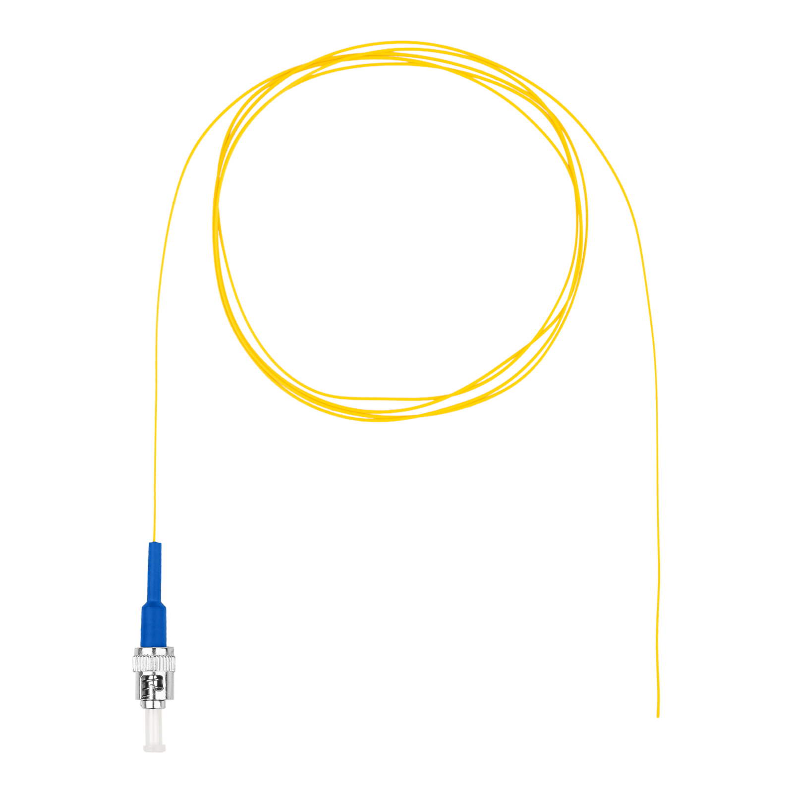 DR-227402 Шнур оптический монтажный (пигтейл), ST, OS2, нг(А)-HF, желтый, 1,5 м Datarex