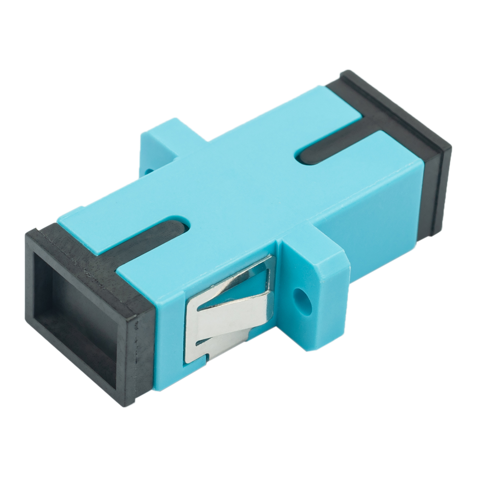 DR-540023 Проходной оптический адаптер SC-SC OM3 симплекс (simplex) бирюзовый Datarex