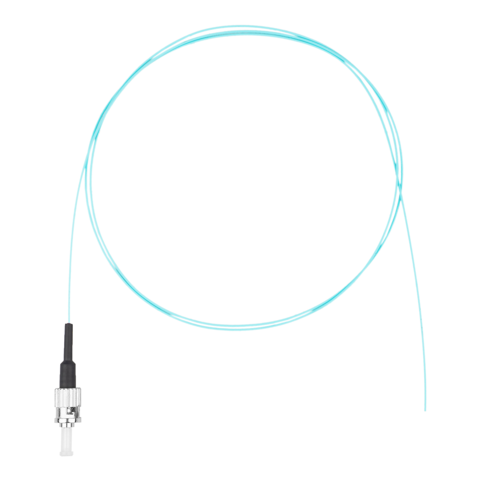 DR-227422 Шнур оптический монтажный (пигтейл), ST, OM3, нг(А)-HF, бирюзовый, 1,5 м Datarex