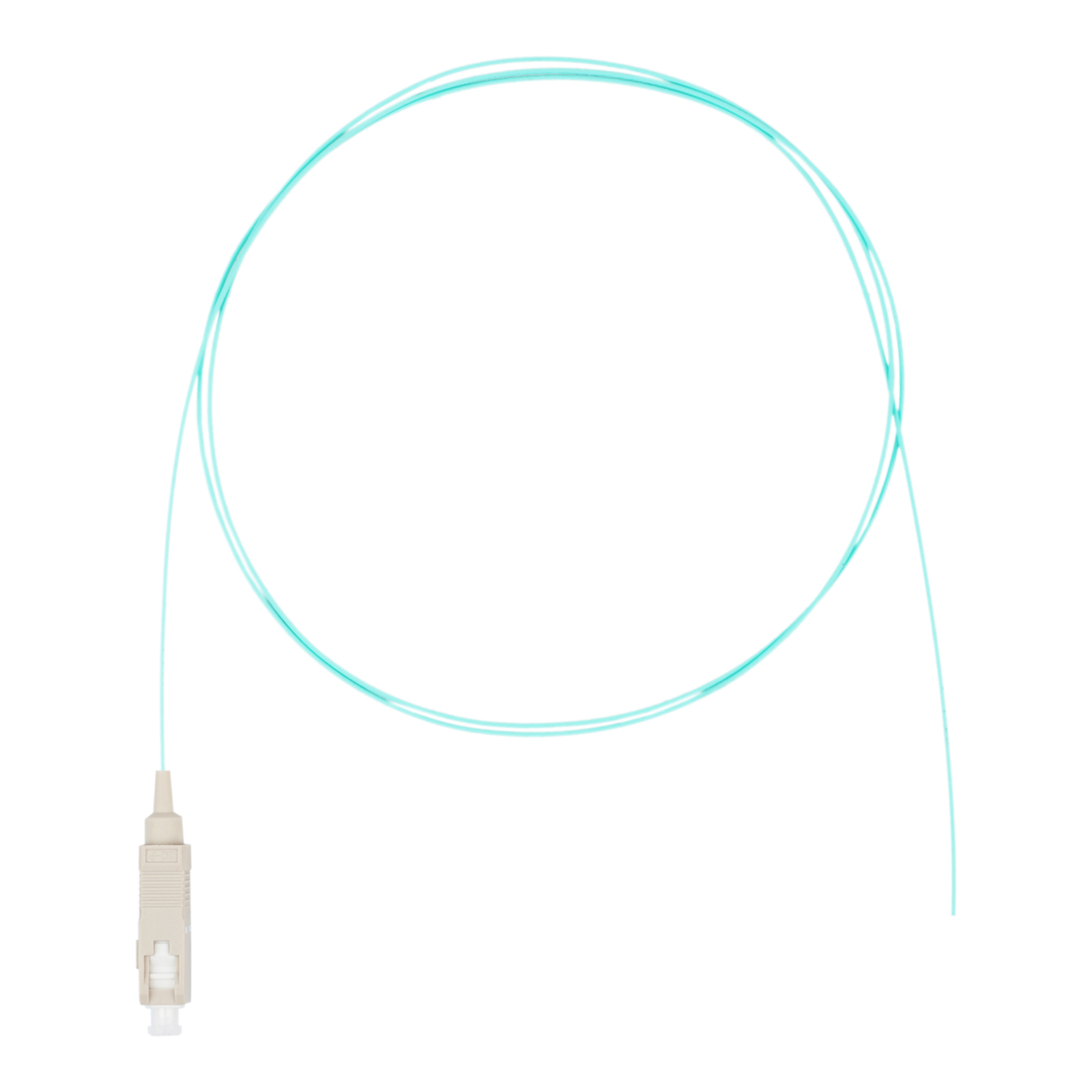 DR-225422 Шнур оптический монтажный (пигтейл) SC OM3 нг(А)-HF бирюзовый 1,5 м Datarex