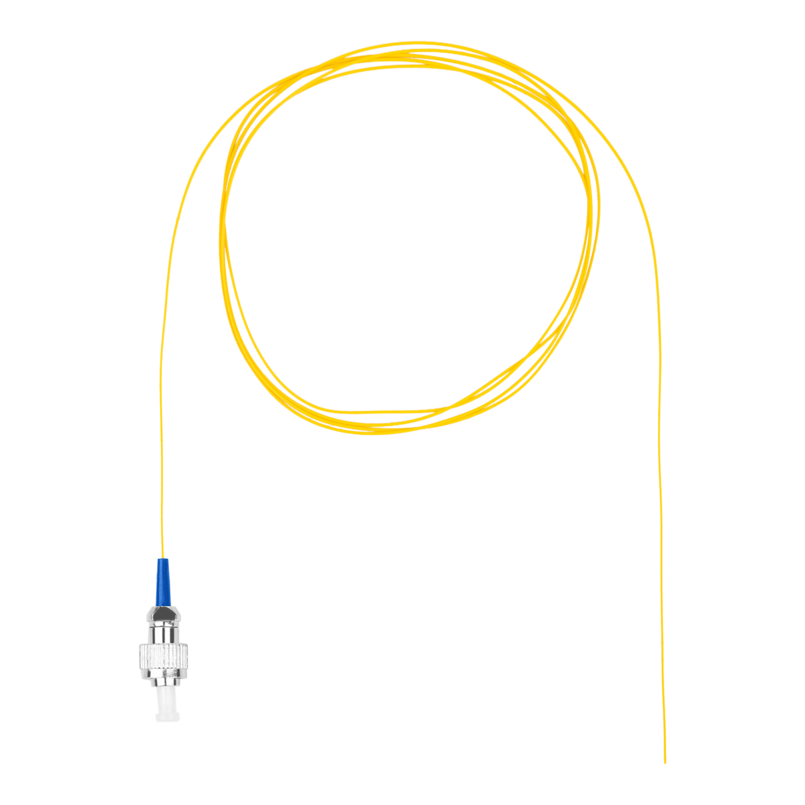 DR-226402 Шнур оптический монтажный (пигтейл), FC, OS2, нг(А)-HF, желтый, 1,5 м Datarex
