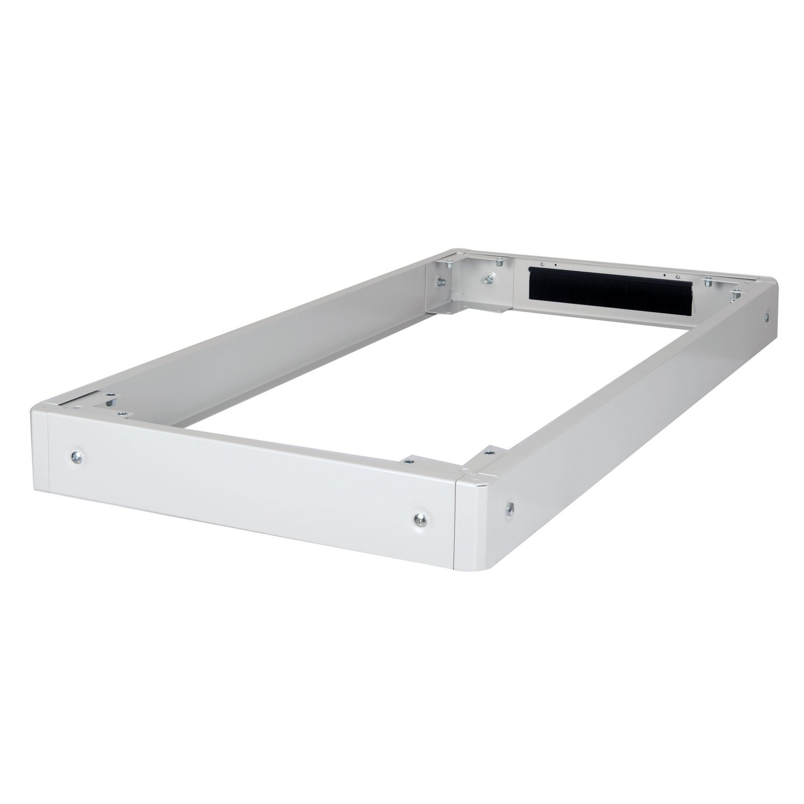 DR-466330 Цоколь для напольных шкафов 600х600 с щеточным вводом, серый Datarex