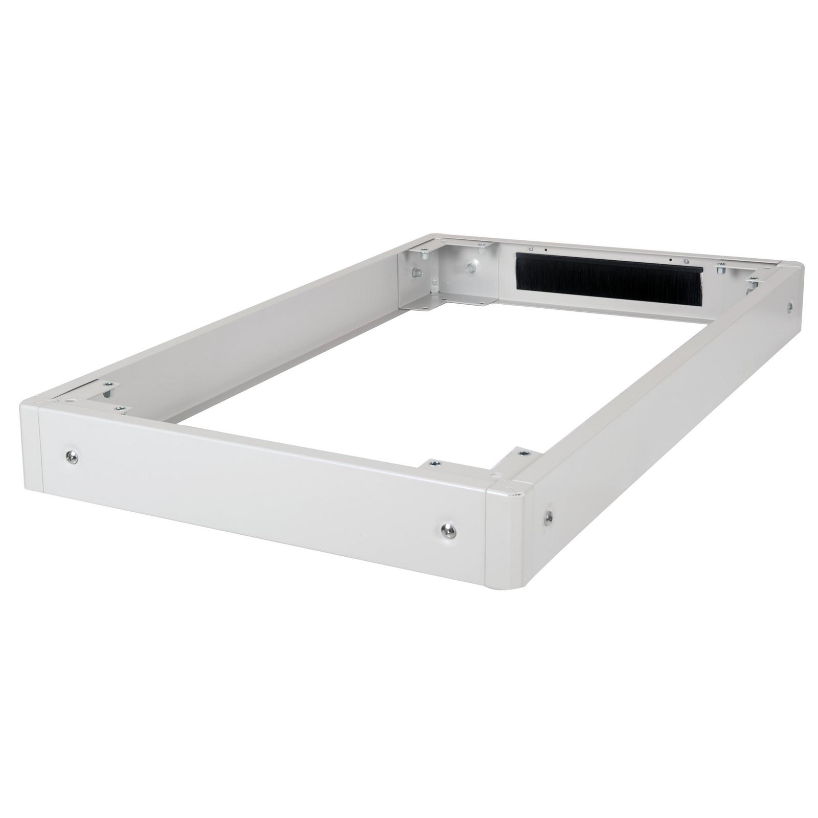 DR-466350 Цоколь для напольных шкафов 600х1000 с щеточным вводом, серый Datarex