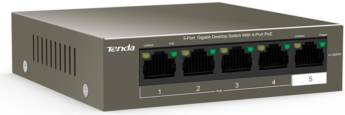TEG1105P-4-63W 4-портовый PoE-коммутатор Tenda