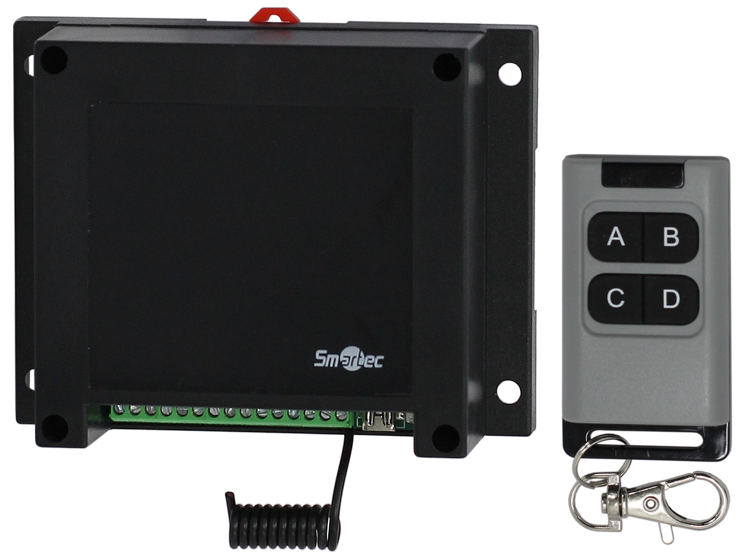 ST-RC246RRC Комплект управления по радиоканалу с динамическим кодом (приемник + брелок) Smartec ST-RC246RRC Комплект управления по радиоканалу с динамическим кодом (приемник + брелок) Smartec