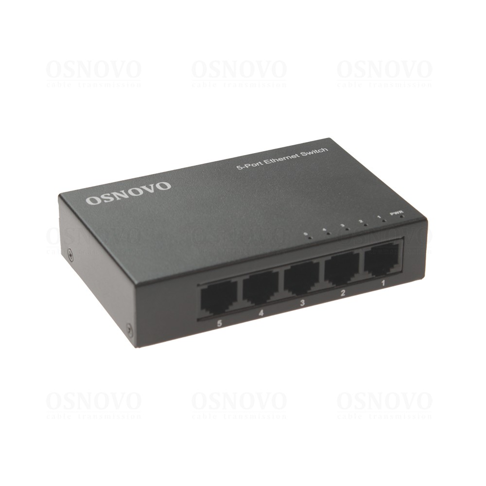 SW-5F Неуправляемый коммутатор Fast Ethernet на 5 портов OSNOVO