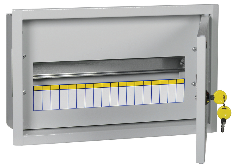 MKM14-V-18-30-T TITAN 3 Корпус металлический ЩРв-18 (265х440х120мм) IP31 IEK