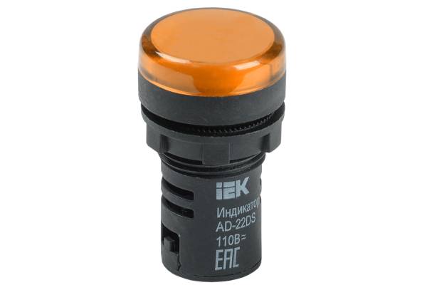 BLS10-ADDS-012-K05 Лампа AD22DS(LED)матрица d=22мм желтый 12В AC/DC IEK