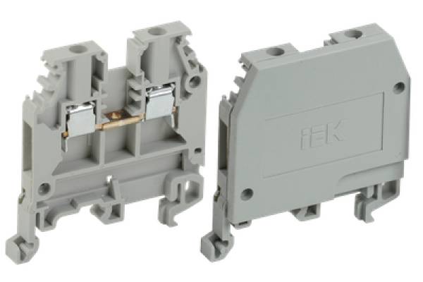 YZN10-002-K03 Зажим наборный ЗНИ-2,5мм2 (JXB24А) серый IEK