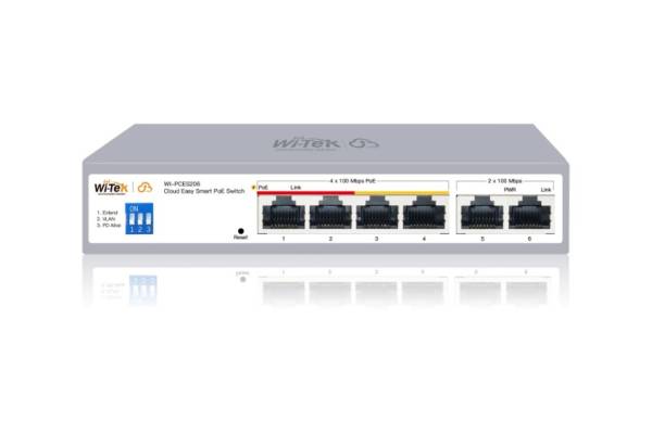 WI-PCES206 Настраиваемый PoE коммутатор Wi-Tek