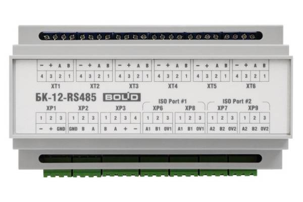 БК-12-RS485-01 Блок коммутации для установки в монтажный шкаф Болид