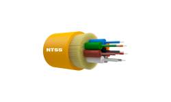 NTSS-FO-D-IN-9-8-LSZH Оптический кабель распределительный, OS2, 9/125, 8 волокон, LSZH, жёлтый NTSS