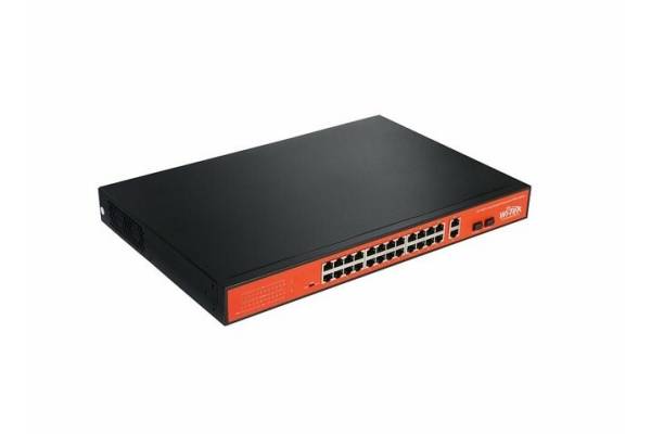 WI-PS526G v4 Неуправляемый коммутатор 24 PoE порта Wi-Tek